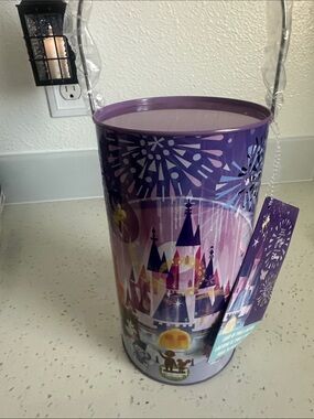 New Purple Castle Fireworks Decorative Tin Bucket